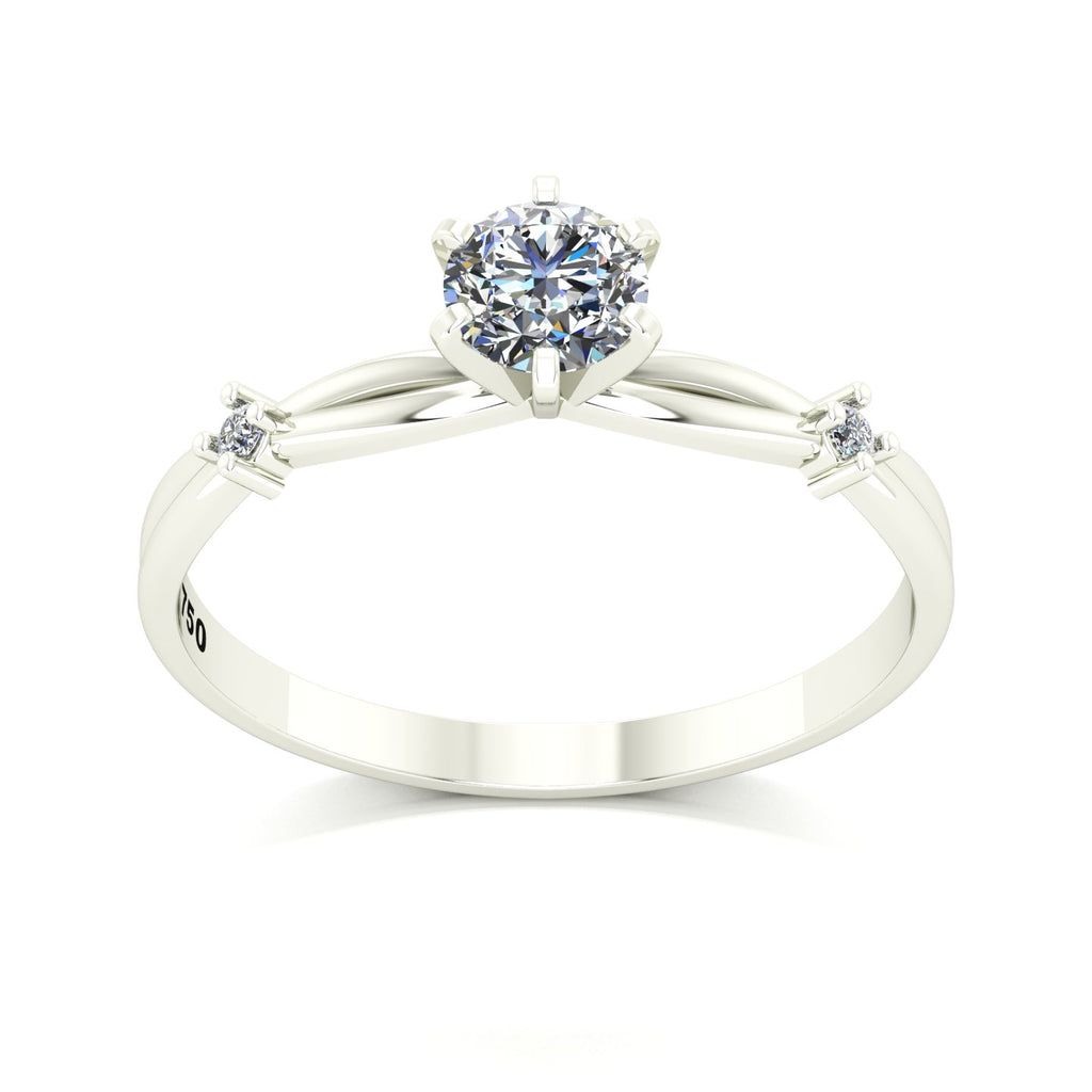 Anel de Noivado Promise Ouro 18k