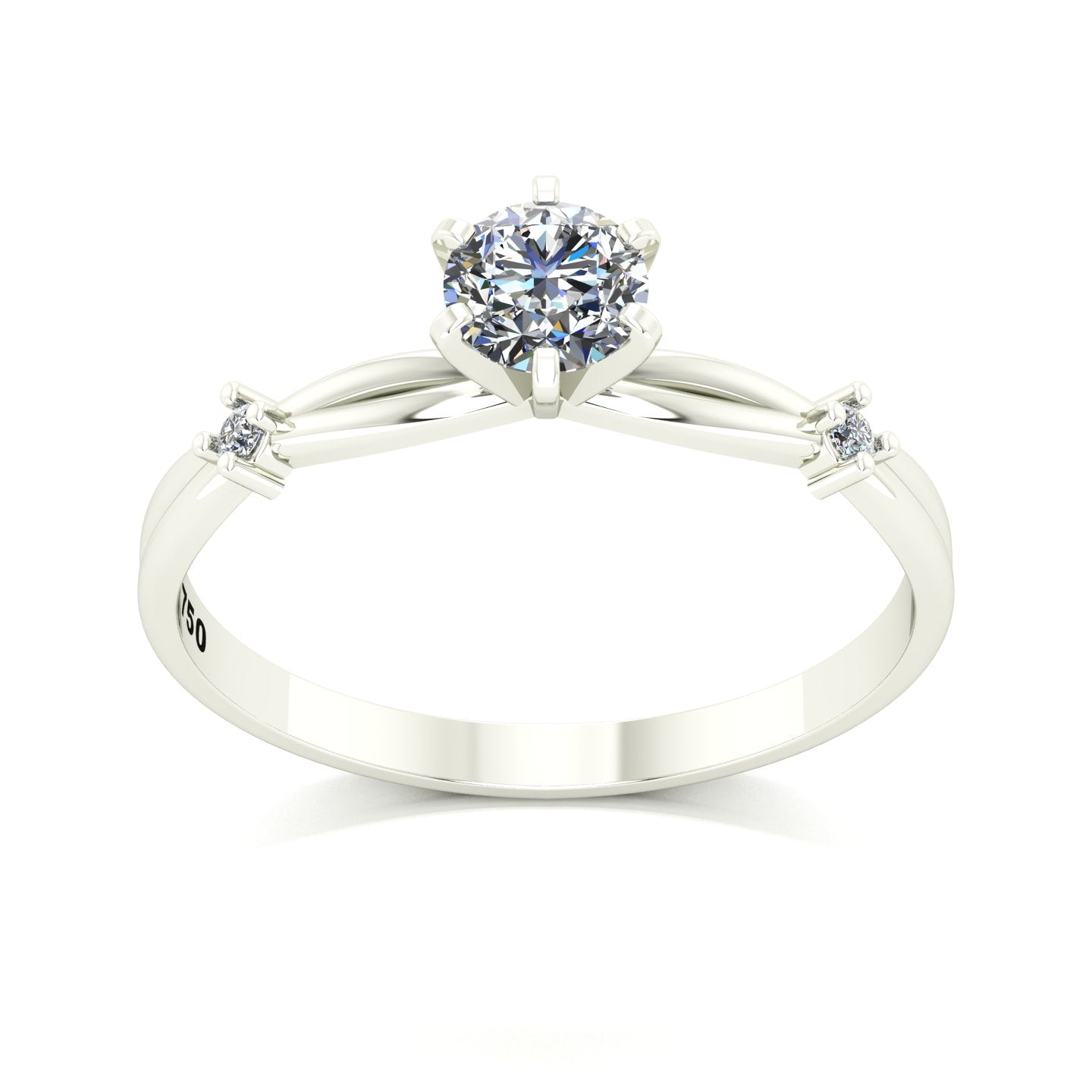 Anel de Noivado Promise Ouro 18k