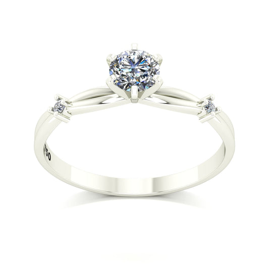 Anel de Noivado Promise Ouro 18k