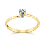 Anel de Noivado Serenity Ouro 18k