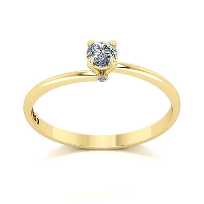 Anel de Noivado Serenity Ouro 18k