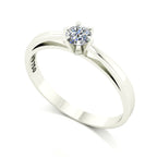 Anel de Noivado Faith Ouro 18k