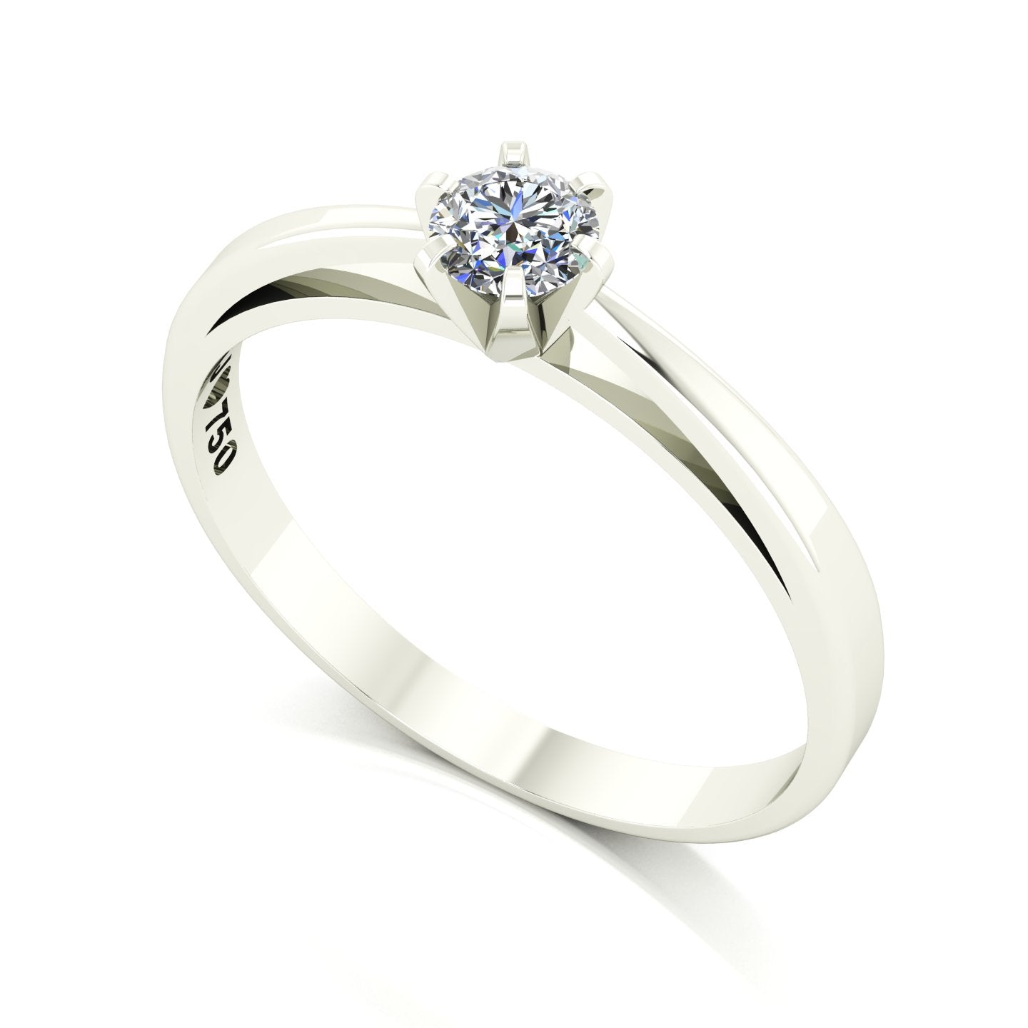 Anel de Noivado Faith Ouro 18k