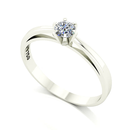 Anel de Noivado Faith Ouro 18k