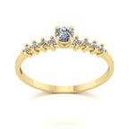 Anel de Noivado Spark Ouro 18k