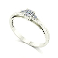 Anel de Noivado Harmony II Ouro 18k