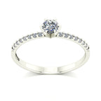 Anel de Noivado Elysian II Ouro 18k