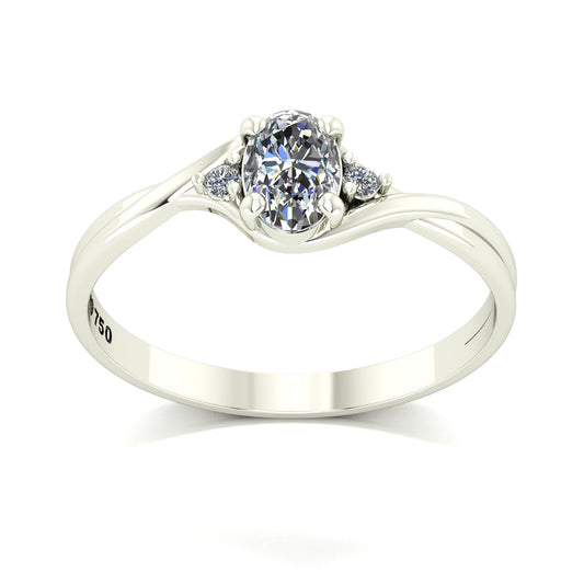 Anel de Noivado Harmony Ouro 18k