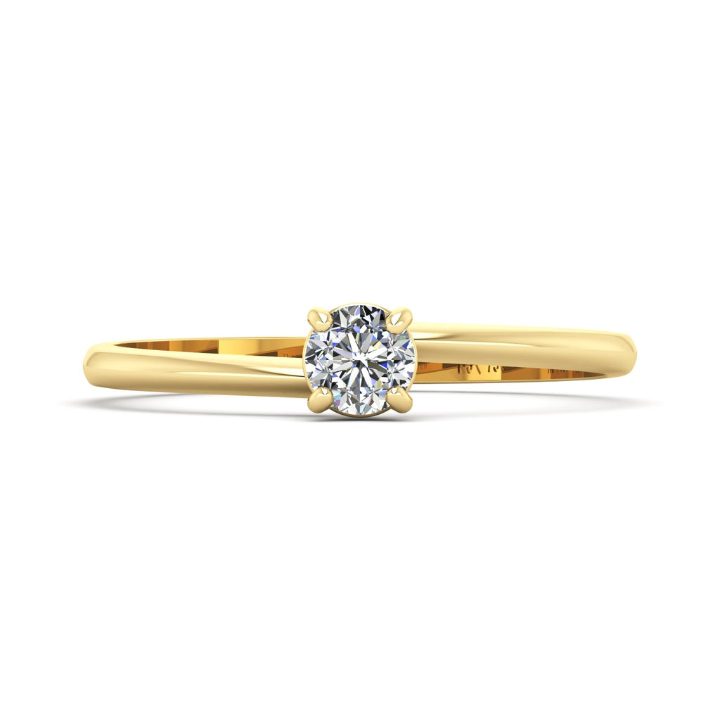 Anel de Noivado Serenity Ouro 18k