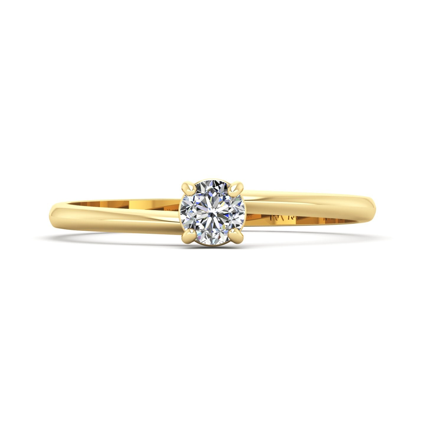 Anel de Noivado Serenity Ouro 18k