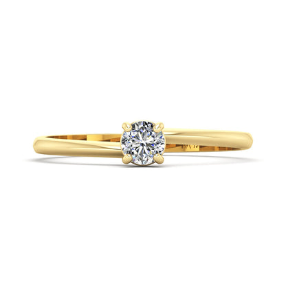 Anel de Noivado Serenity Ouro 18k