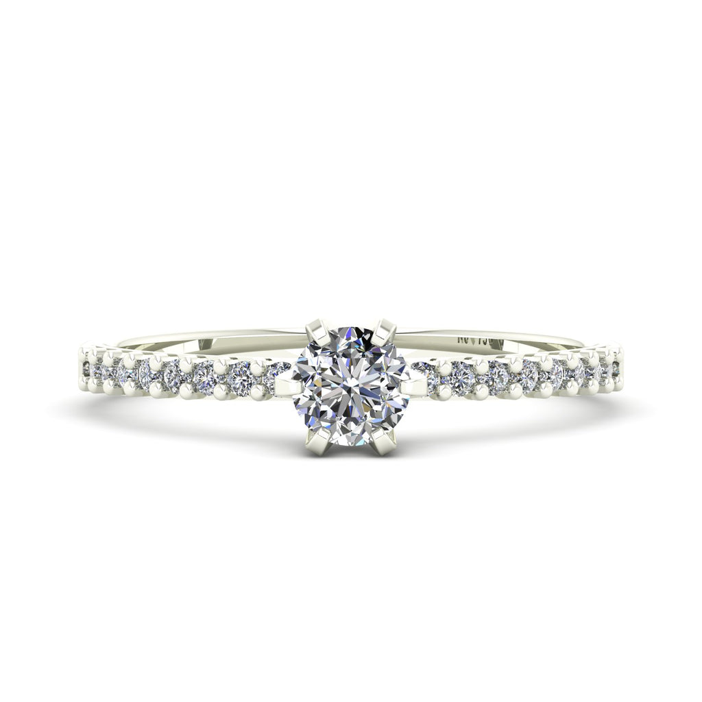 Anel de Noivado Elysian II Ouro 18k