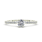 Anel de Noivado Elysian II Ouro 18k