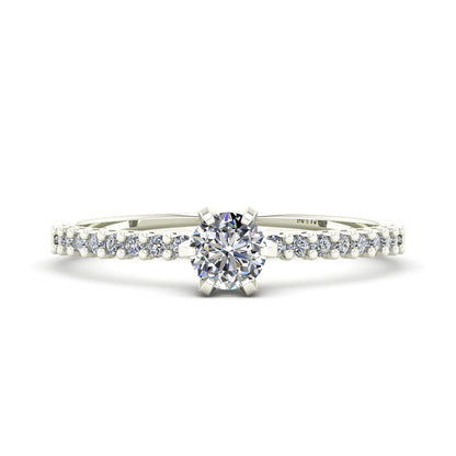 Anel de Noivado Elysian II Ouro 18k