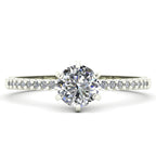 Anel de Noivado Elysian Ouro 18k