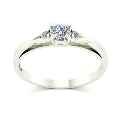 Anel de Noivado Harmony II Ouro 18k