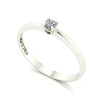 Anel de Noivado Charming Ouro 18k