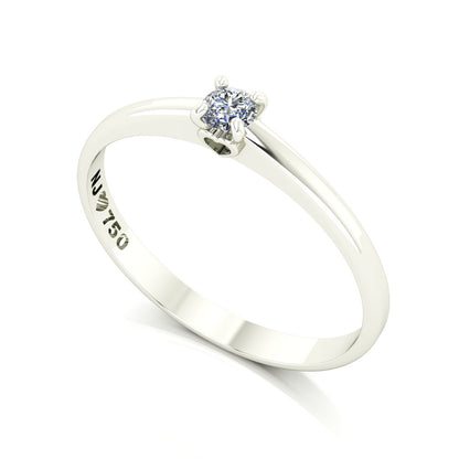 Anel de Noivado Charming Ouro 18k
