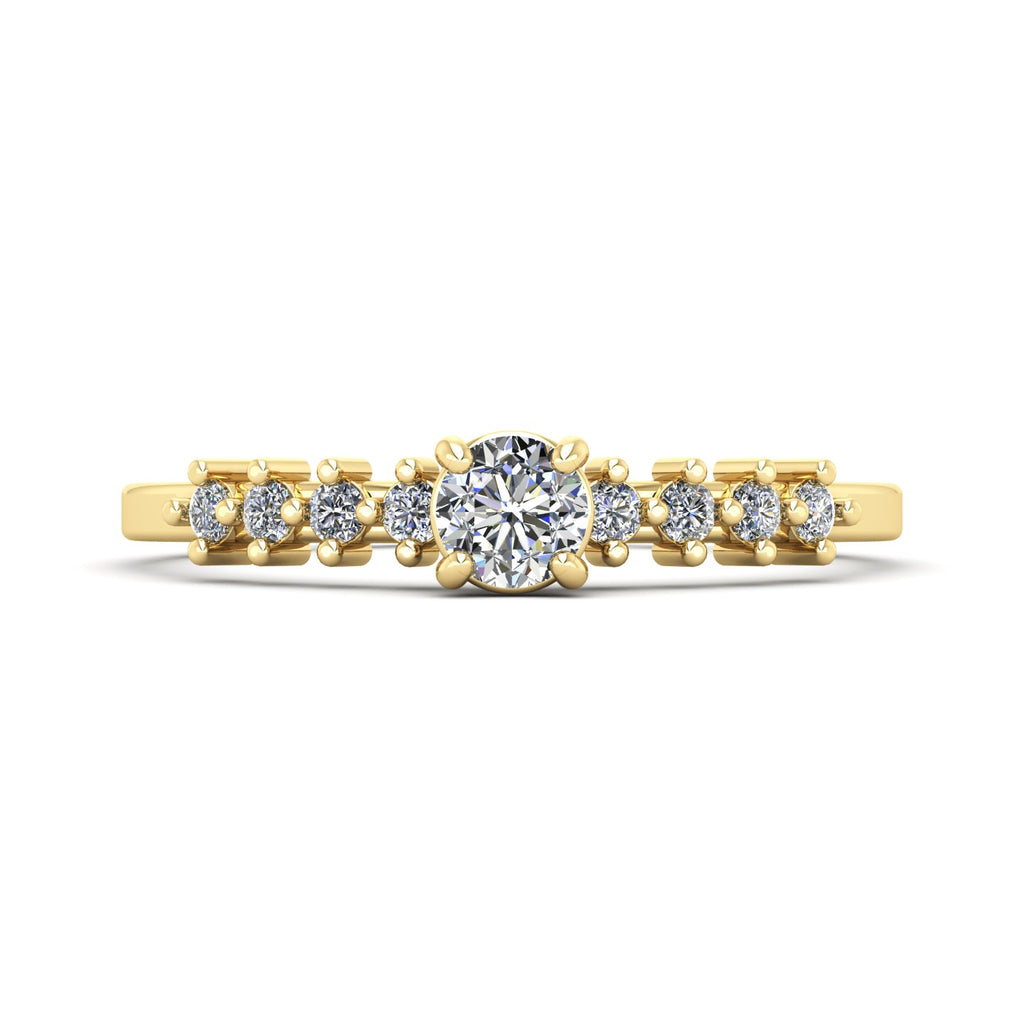Anel de Noivado Spark Ouro 18k