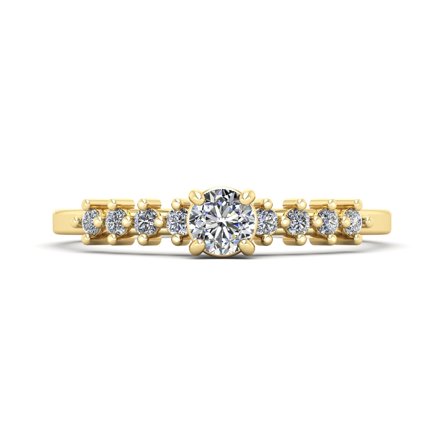 Anel de Noivado Spark Ouro 18k
