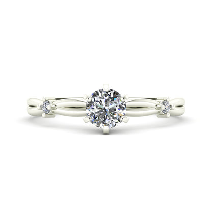 Anel de Noivado Promise Ouro 18k