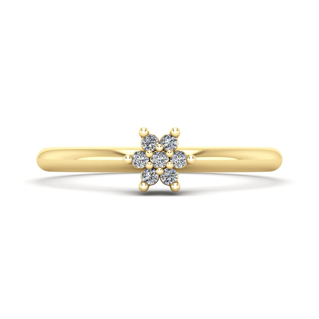 Anel de Noivado Florence Ouro 18k