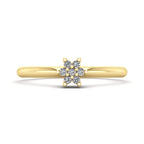 Anel de Noivado Florence Ouro 18k