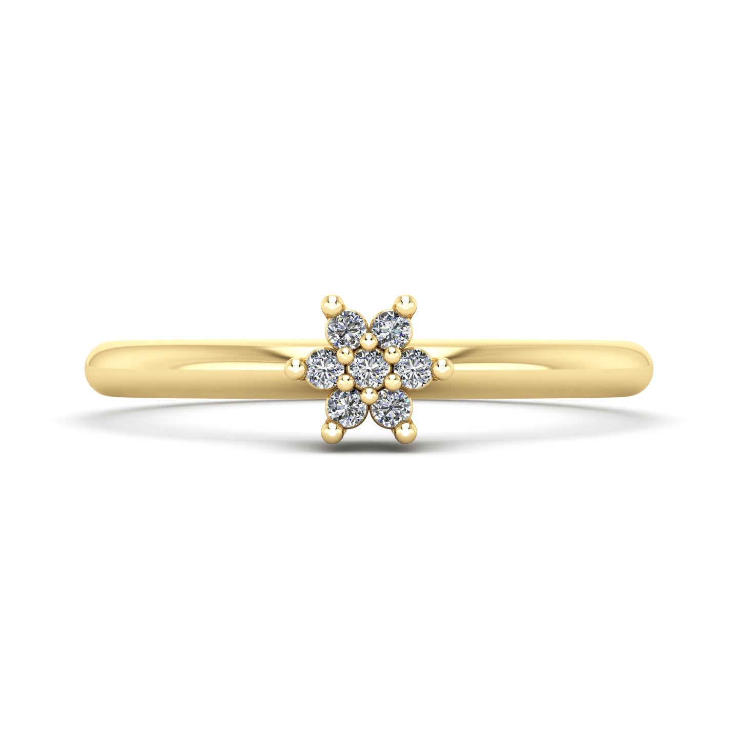 Anel de Noivado Florence Ouro 18k