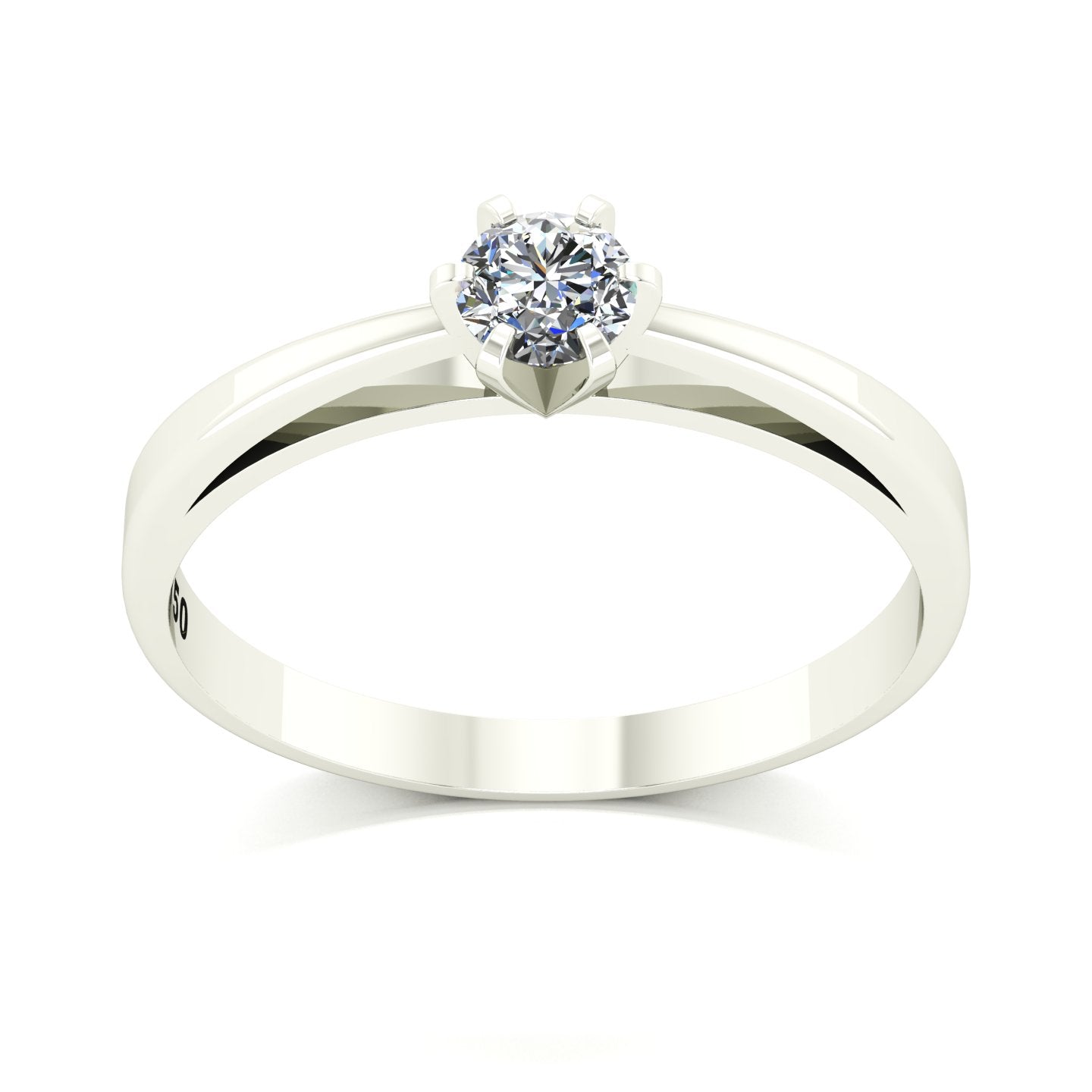 Anel de Noivado Faith Ouro 18k
