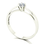 Anel de Noivado Faith Ouro 18k