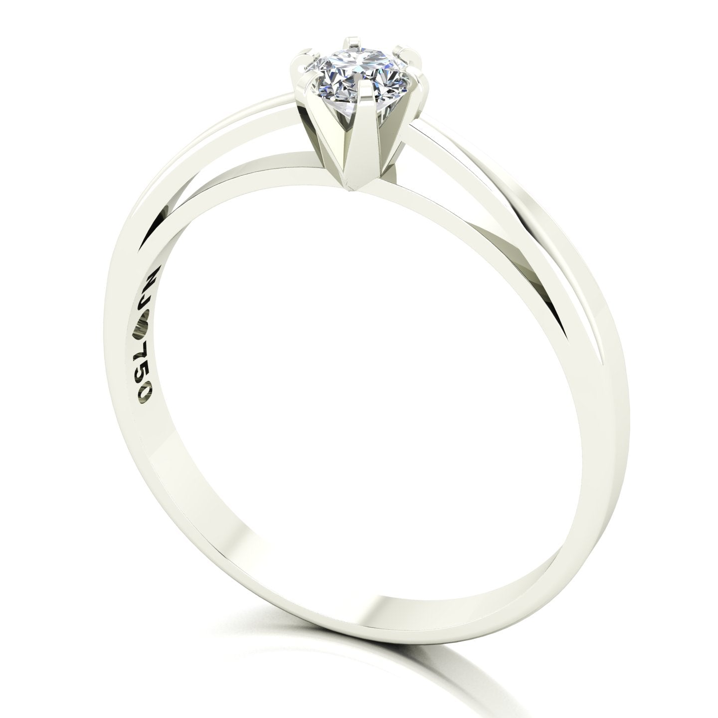 Anel de Noivado Faith Ouro 18k