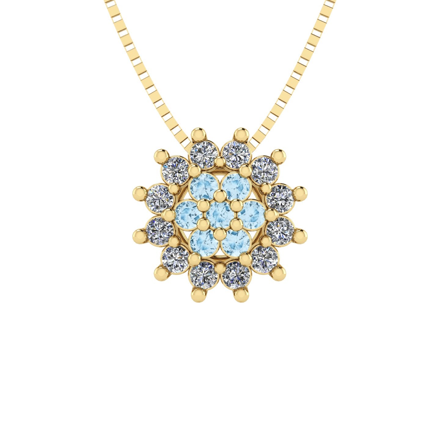 Pingente Flower em Ouro 18k