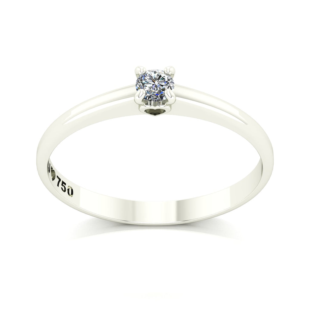 Anel de Noivado Charming Ouro 18k