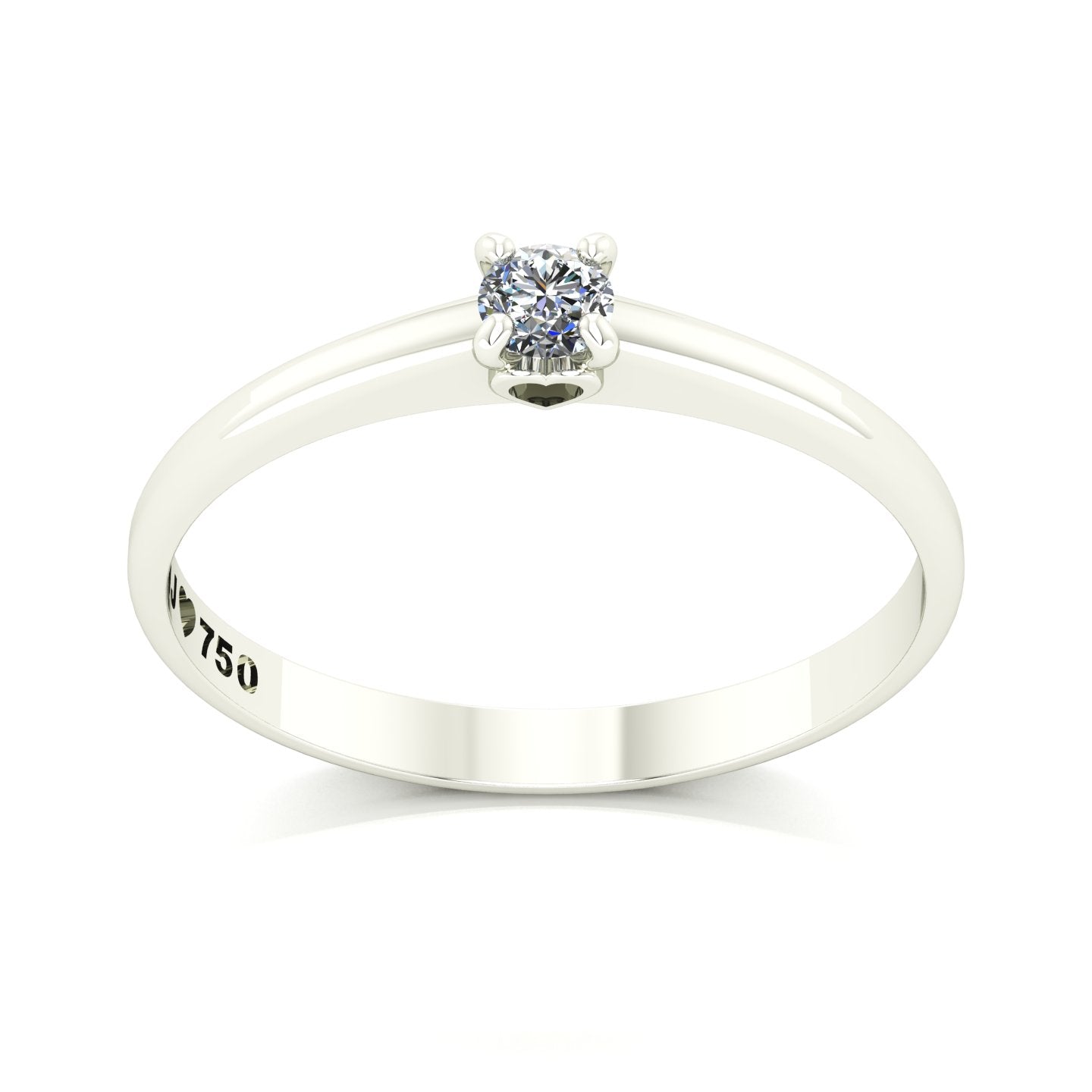 Anel de Noivado Charming Ouro 18k