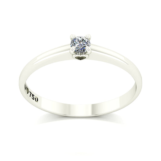 Anel de Noivado Charming Ouro 18k