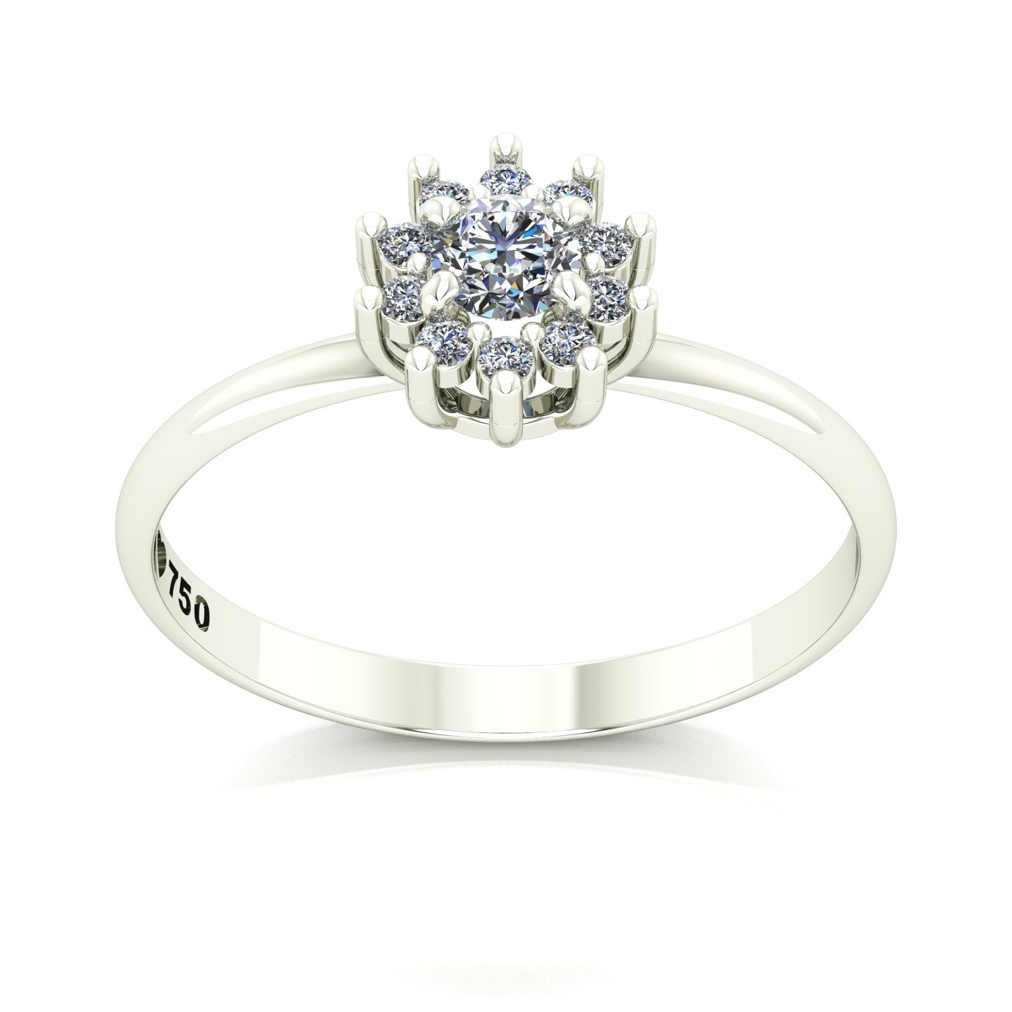 Anel de Noivado Joy Ouro 18k