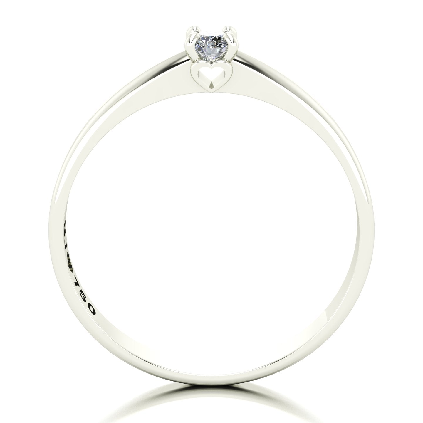 Anel de Noivado Charming Ouro 18k