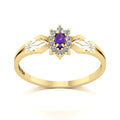 Anel de Formatura de Letras Lovely Ouro 18k