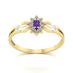 Anel de Formatura de Letras Lovely Ouro 18k