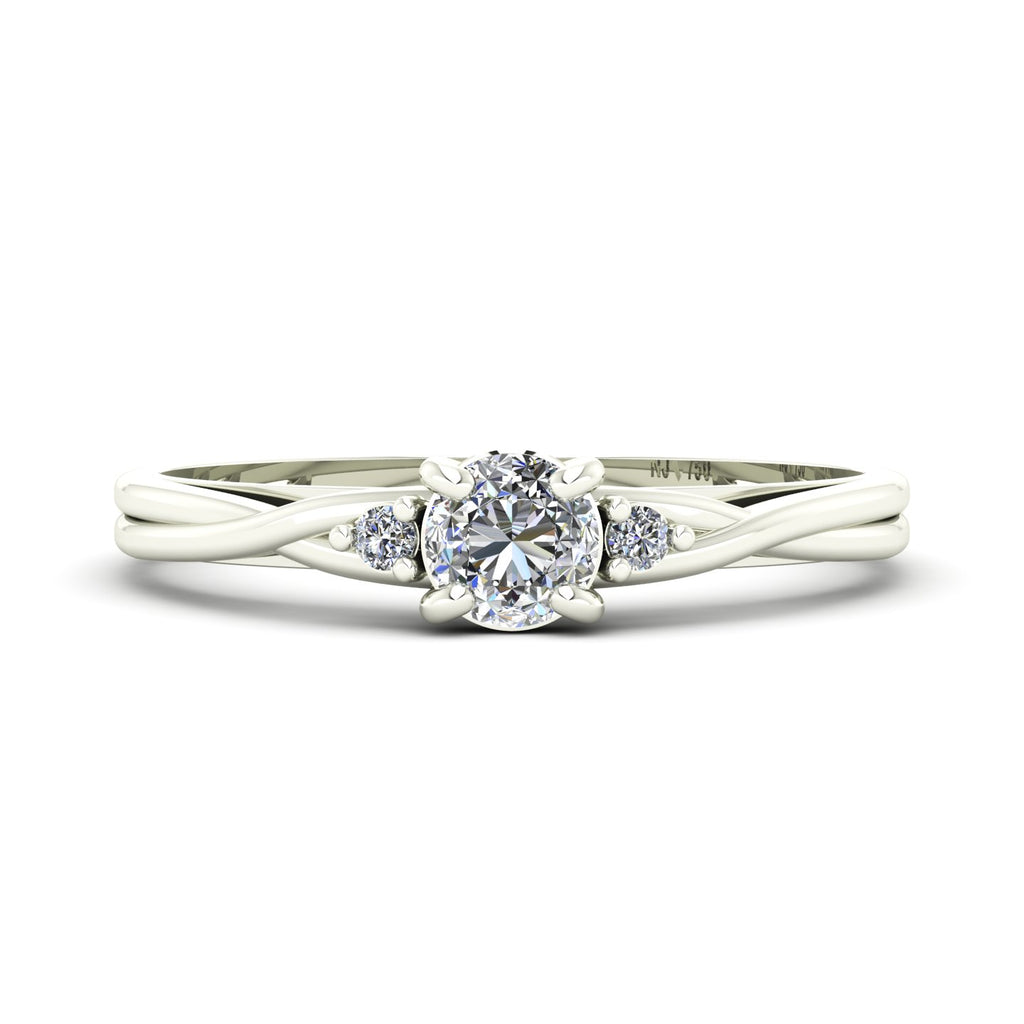 Anel de Noivado Harmony II Ouro 18k