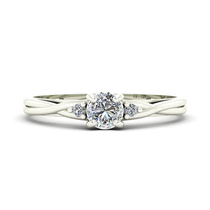 Anel de Noivado Harmony II Ouro 18k