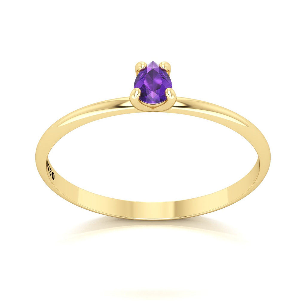Anel de Formatura de Letras Rúna III Ouro 18k