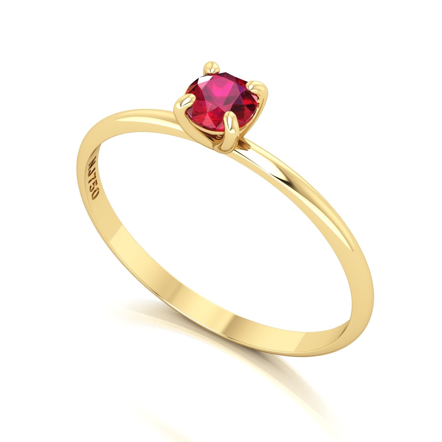 Anel de Formatura de Direito Rúna V Ouro 18k