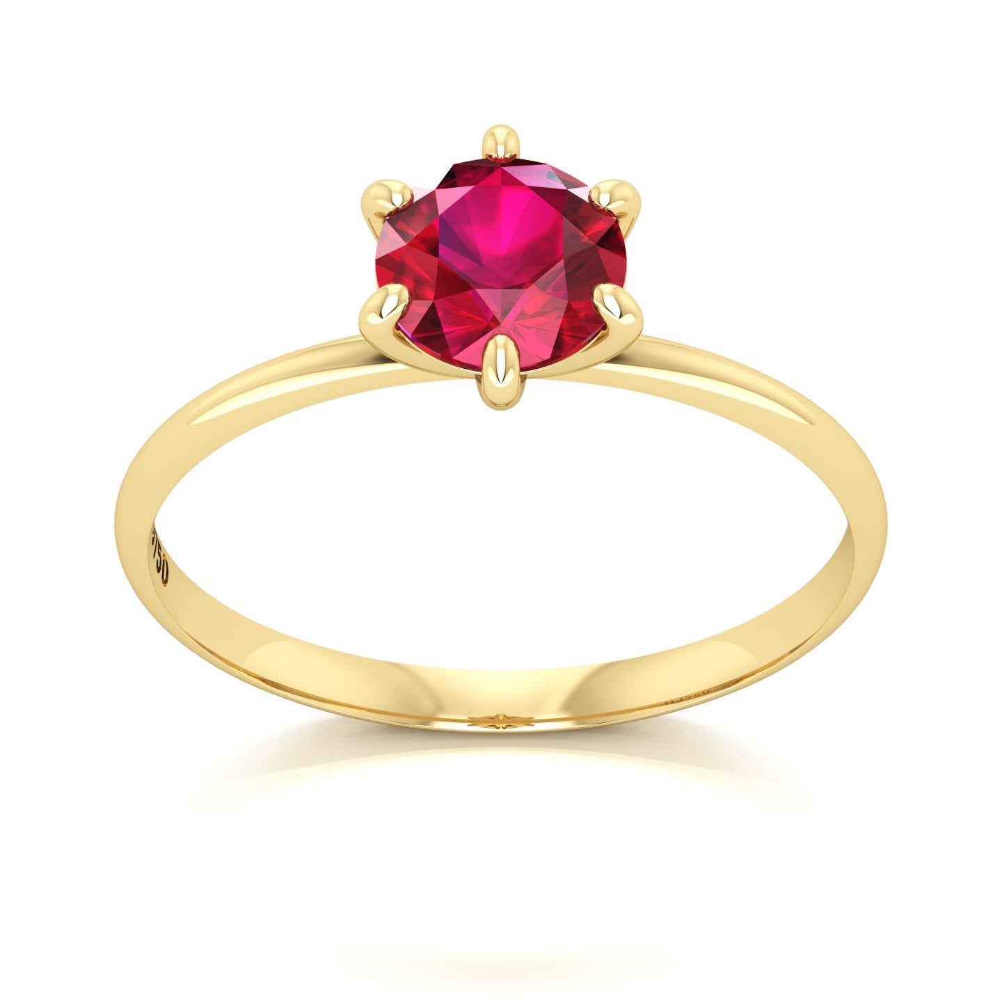 Anel de Formatura de Direito Rúna VI Ouro 18k