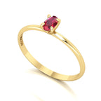 Anel de Formatura de Direito Rúna VII Ouro 18k