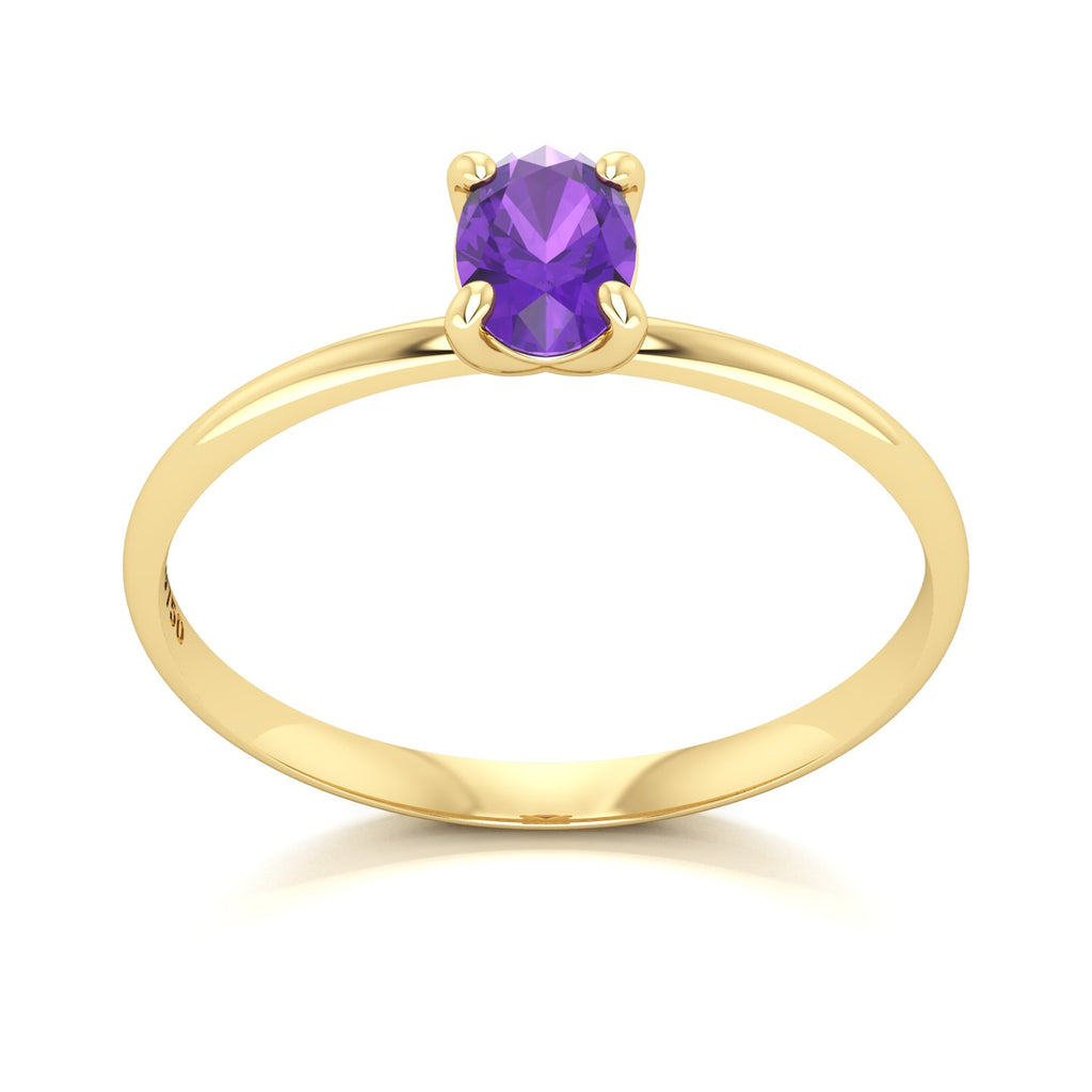 Anel de Formatura de Letras Rúna VIII Ouro 18k