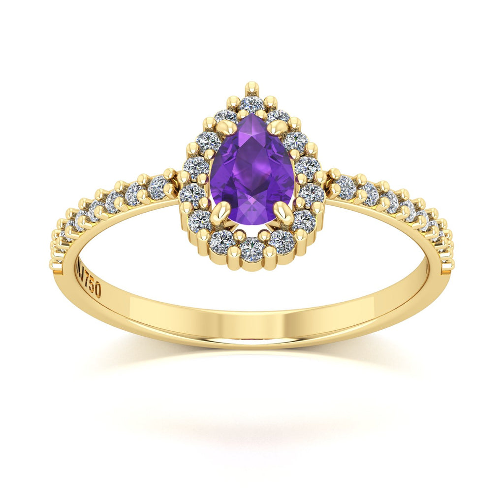 Anel de Formatura de Letras Zareen I Ouro 18k