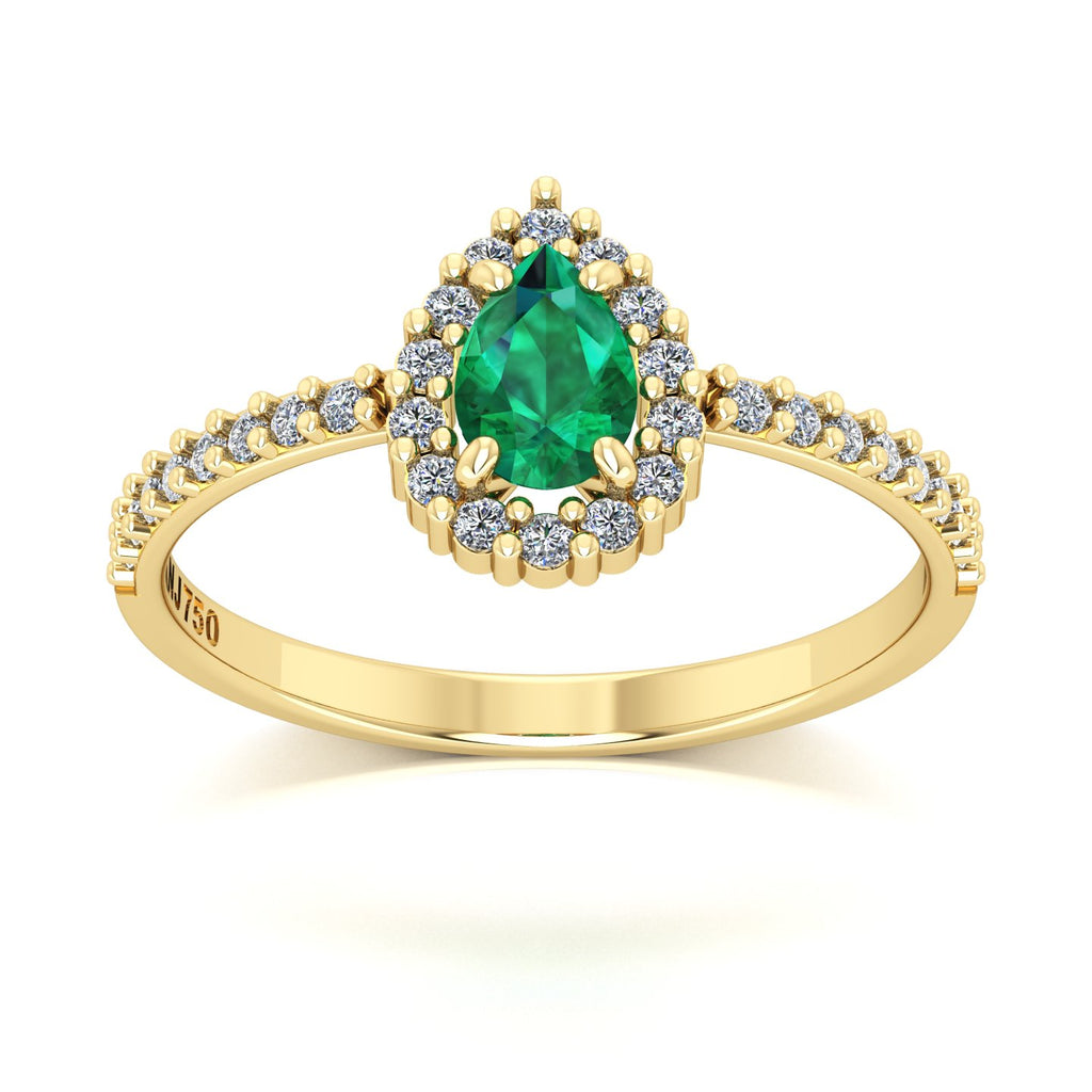 Anel de Formatura de Nutrição Zareen I Ouro 18k