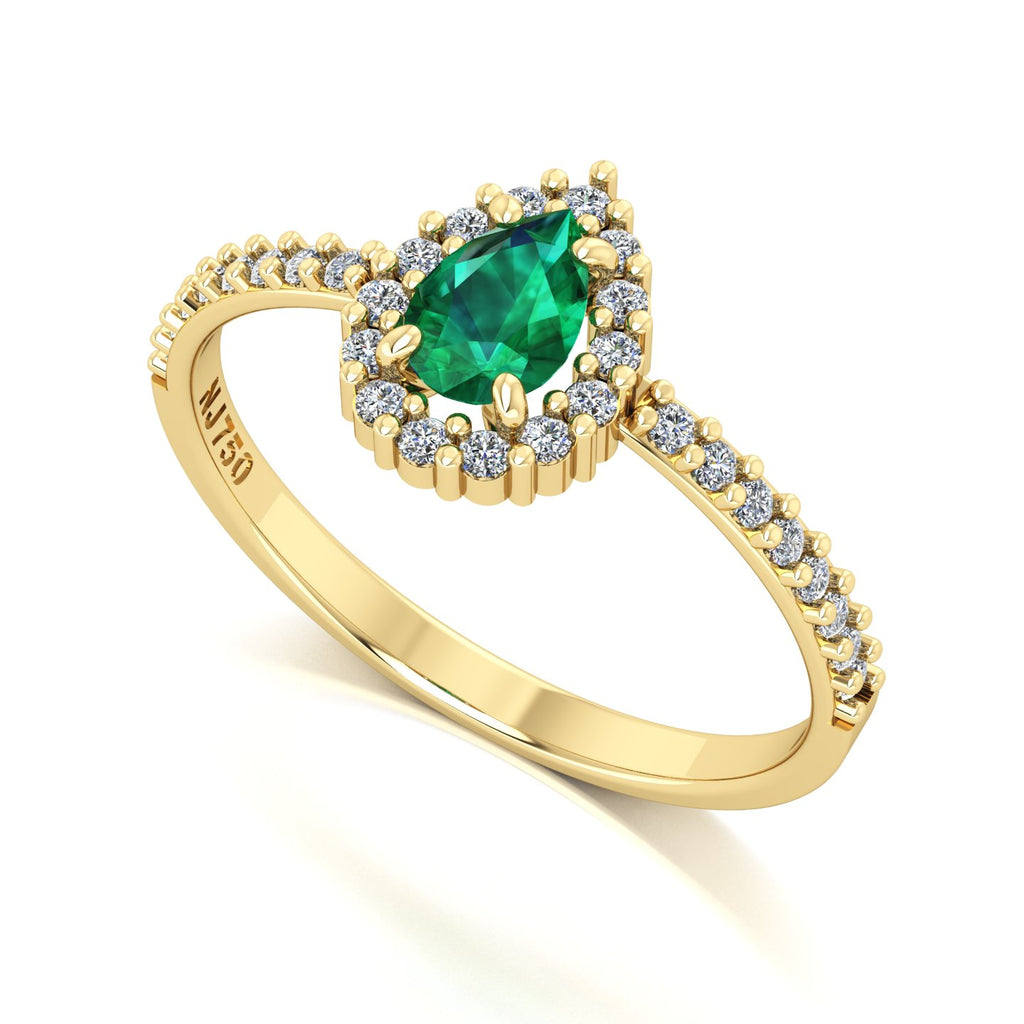 Anel de Formatura de Nutrição Zareen I Ouro 18k