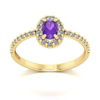 Anel de Formatura de Letras Zareen II Ouro 18k